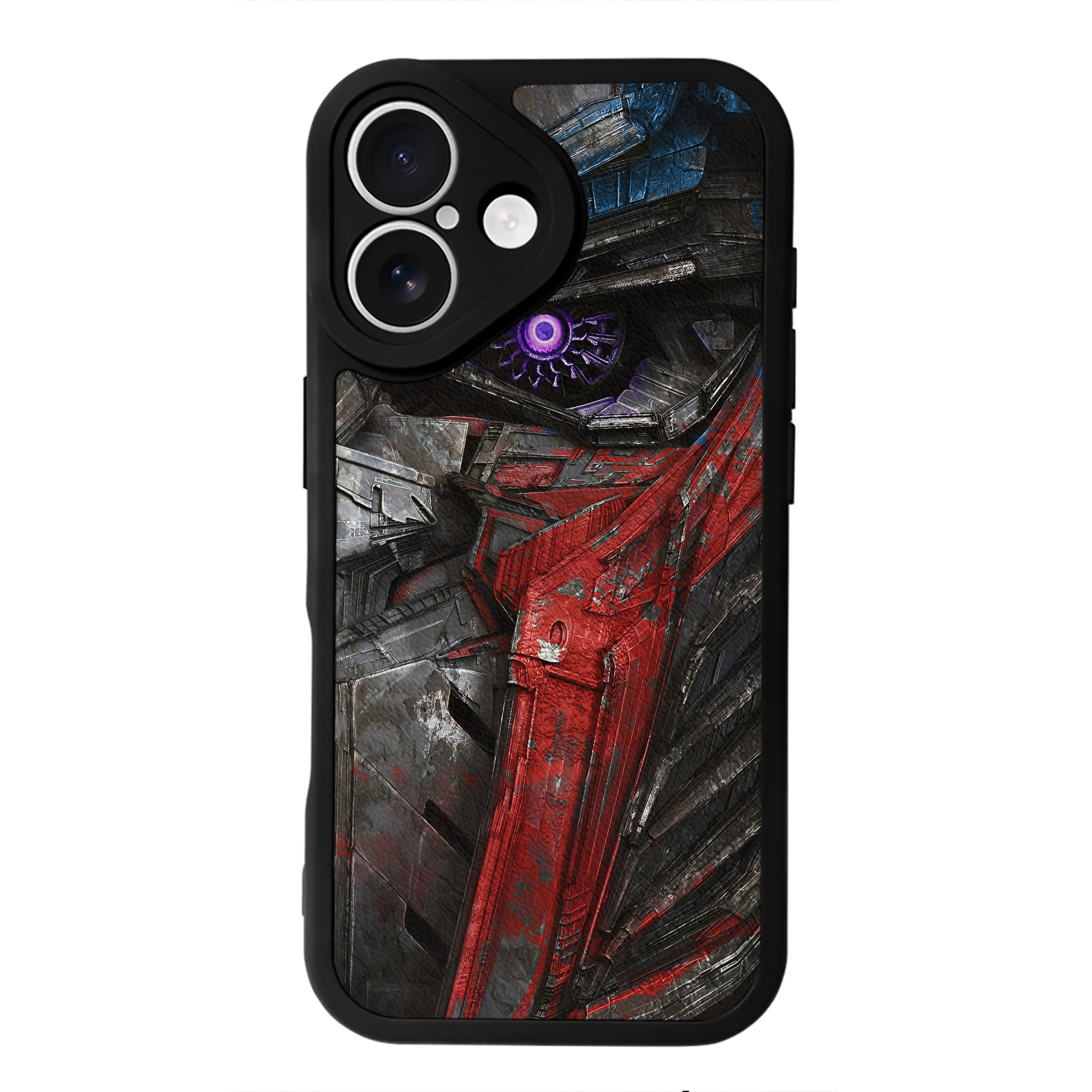 （画像用） Transformers トランスフォーマー 【iPhone 16シリーズ対応】シリコンスマホケース（レザー調） 材質：シリコン